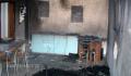 L'appartamento incendiato
