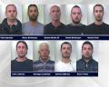 Le foto degli arrestati