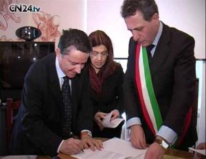 La firma del protocollo