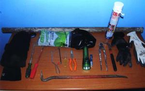 Il materiale sequestrato