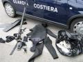 Il materiale sequestrato
