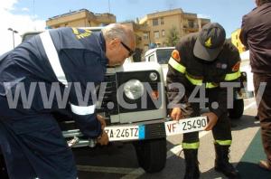 La consegna dei mezzi
