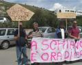 La protesta di stamattina