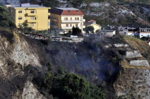 Incendio in Viale Brutium