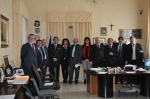 I rappresentanti della Procura di Reggio Calabria, Palmi e Azienda Calabria Lavoro