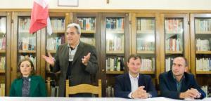 Da sinistra Teresa Lara Pugliese, Arcaneglo Pugliese, Giuseppe Lucente, Angelo Colacino