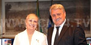 Laura Biagiotti e Gerardo Sacco