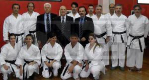 Gli atleti dell'Accademia Karate Crotone