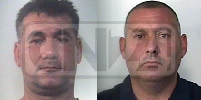Gli arrestati: Francesco Alampi e Francesco Nasone