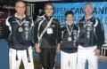 i medagliati da sx Zannino(bronzo), Malara (Coach), Alia (Oro), Vutera (Argento)