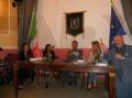 Paola Nicolò, Maria Grazia Richichi, Demetrio Verbaro, Valeria Bellantoni e don Antonio Carfi