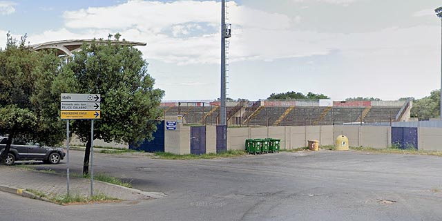 Lo stadio comunale "Rizzo" di Rossano