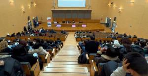 L'auditorium dell'Umg durante i lavori del congesso