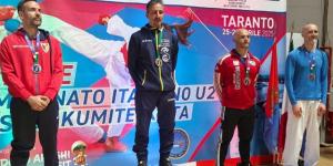 Gino Greco sul podio del Campionato Italiano Master