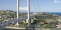 Un rendering del ponte sullo Stretto