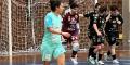 La T&T Royal Lamezia durante la gara con l'Atletico Foligno