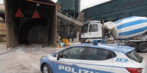 L'impresa di calcestruzzo sequestrata