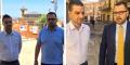 Il vicesindaco Carmelo Garofalo (a sinistra) ed il sindaco Simone Saporito