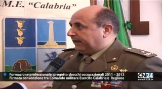 Formazione professionale: una convenzione tra Esercito e  Regione