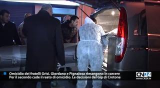 Omicidio dei fratelli Grisi. Giordano e Pignalosa rimangono in carcere