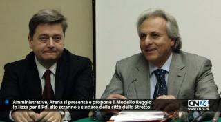 Amministrative, Arena si presenta e propone il Modello Reggio