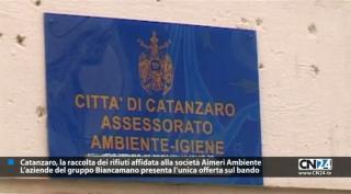 Rifiuti: protesta a Catanzaro della società Aimeri Ambiente