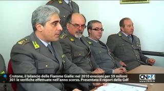 Crotone, il bilancio della Gdf: nel 2010 evasioni per 59 milioni