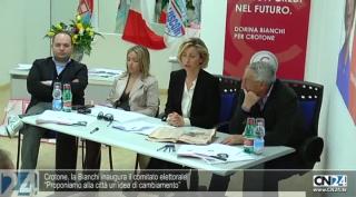 Crotone, la Bianchi inaugura il comitato elettorale