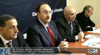 Idv: Cosenza, aperta la campagna referendaria