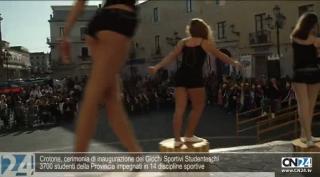 Crotone, cerimonia di inaugurazione dei Giochi Sportivi Studenteschi