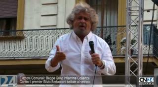 Amministrative: Grillo-show a Cosenza, “ci copiano il programma”