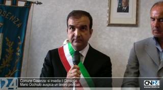 Cosenza, si è insediato il Consiglio comunale, Luca Morrone Presidente