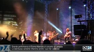 Grande performance di Emma Marrone al concerto di Lamezia