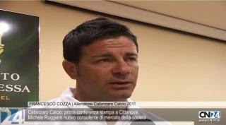 Catanzaro Calcio: prima conferenza stampa a Cittanova