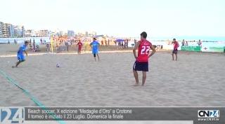 Beach soccer, X edizione “Medaglie d’Oro” a Crotone