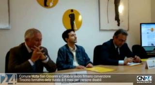 Comune Motta San Giovanni e Calabria lavoro firmano convenzione