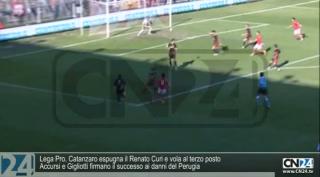 Lega Pro, Catanzaro espugna il Renato Curi e vola al terzo posto