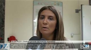 Pugliese-Ciaccio: donazione al reparto di onco-ematologia pediatrica