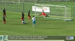 Seconda Divisione, Vibonese crolla contro l’Aprilia a Fondi