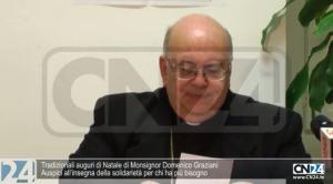Crotone: tradizionali auguri di Natale di Monsignor Domenico Graziani