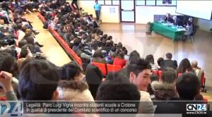 Legalità: Piero Luigi Vigna incontra studenti scuole a Crotone