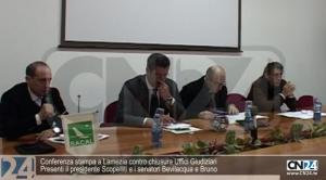 Conferenza stampa a Lamezia contro chiusura Uffici Giudiziari