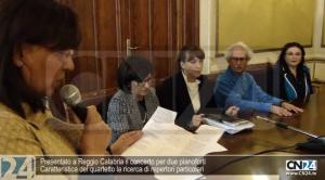 Presentato a Reggio Calabria il concerto per due pianoforti