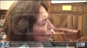 Giornalismo di guerra: Carmen Lasorella a Catanzaro