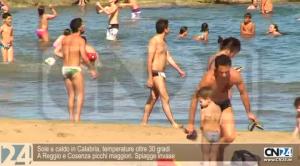 Sole e caldo in Calabria, temperature oltre 30 gradi