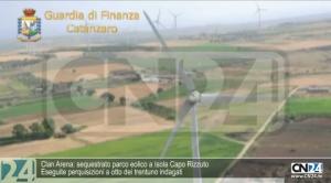 Clan Arena: sequestrato parco eolico a Isola Capo Rizzuto