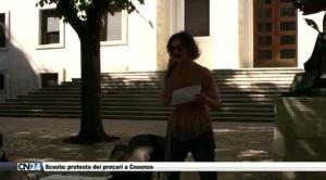 Scuola: protesta dei precari a Cosenza