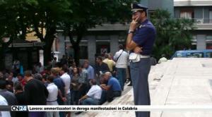 Lavoro: ammortizzatori in deroga manifestazioni in Calabria