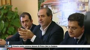 Primarie centro sinistra: Antonio Di Pietro (Idv) in Calabria