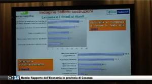Rende: Rapporto dell’Economia in provincia di Cosenza